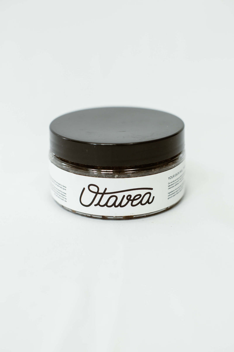 8oz jar of Hero Body Scrub from Otavea