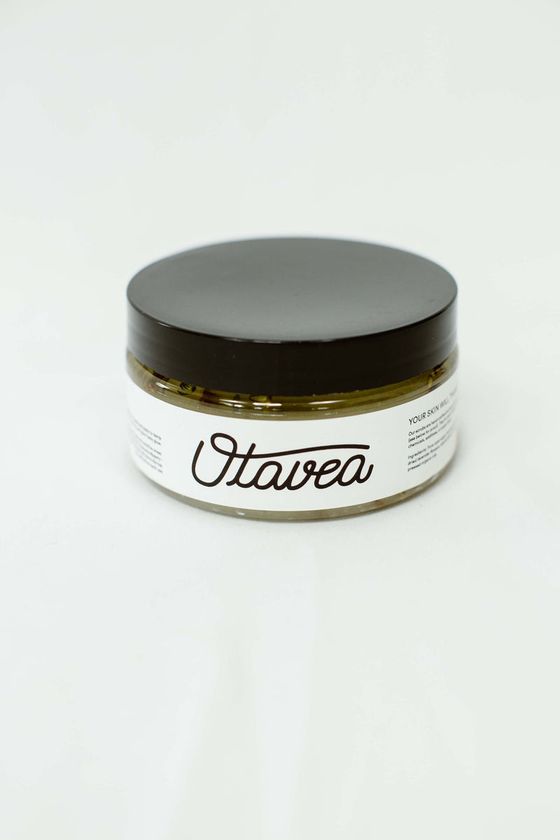 8oz jar of Lavender Body Scrub from Otavea