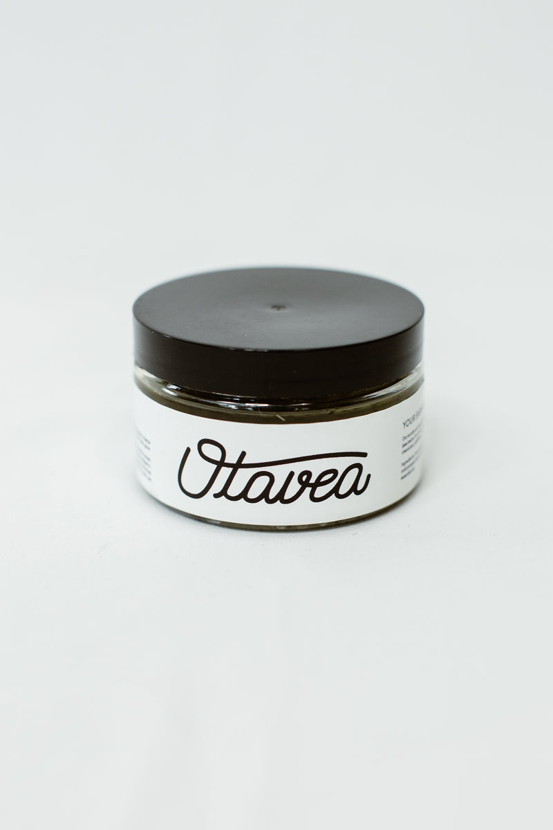 4oz jar of Peppermint Body Scrub from Otavea