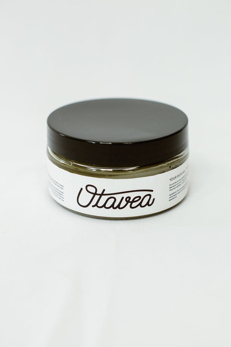 8oz jar of Peppermint Body Scrub from Otavea