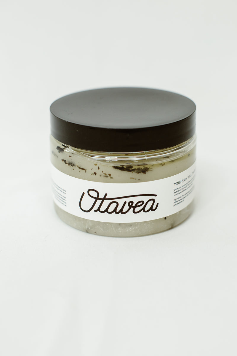 12oz jar of Pine Body Scrub from Otavea