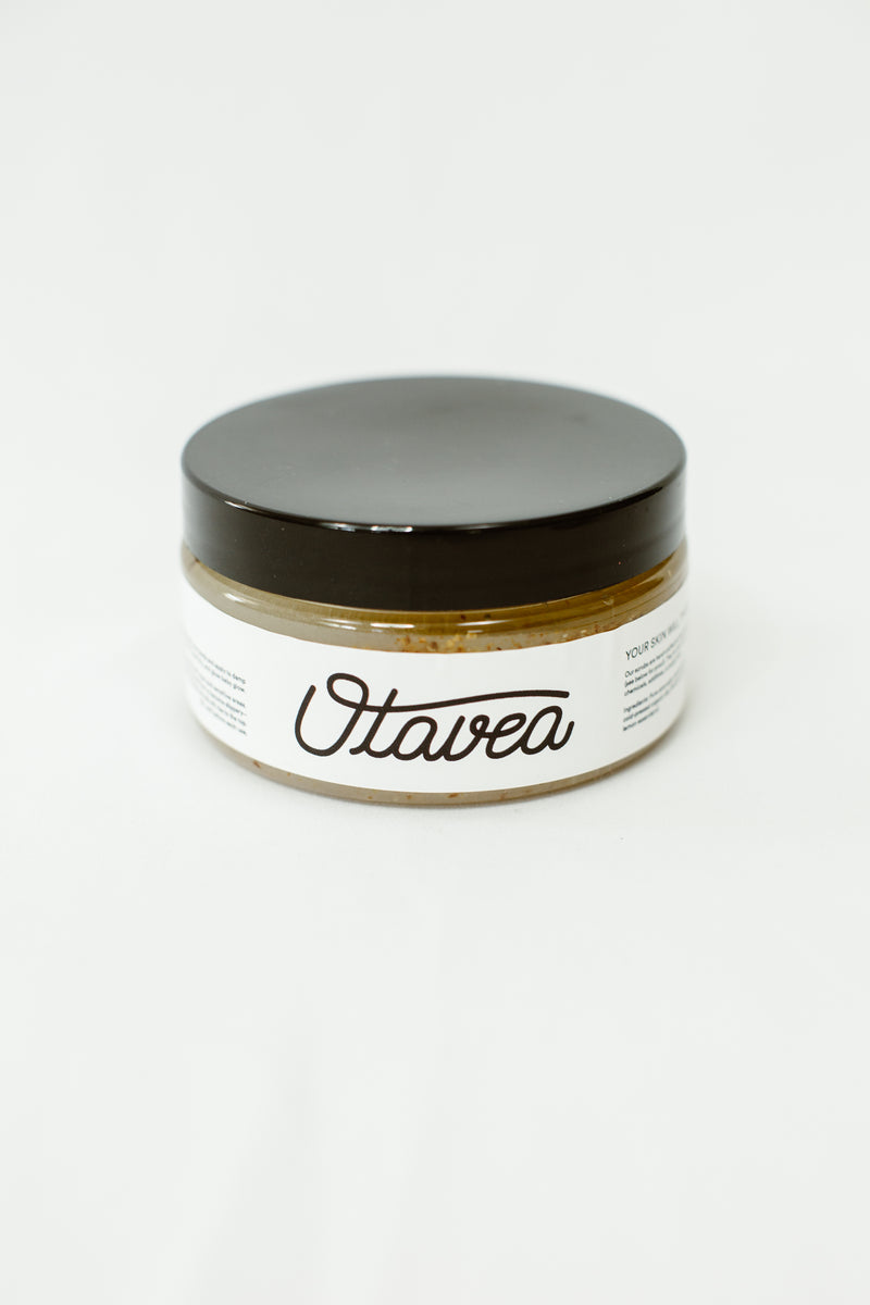 8oz jar of Vanilla Body Scrub from Otavea